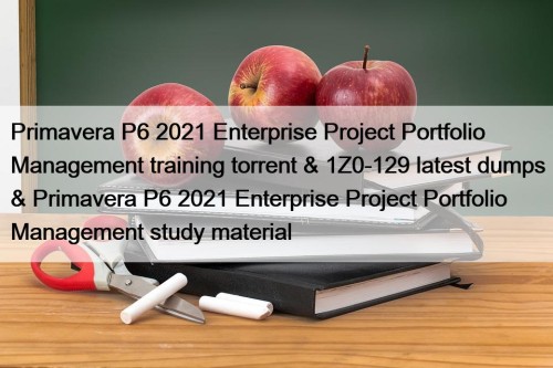 Primavera P6 2021 Enterprise Project Portfolio Management training ...